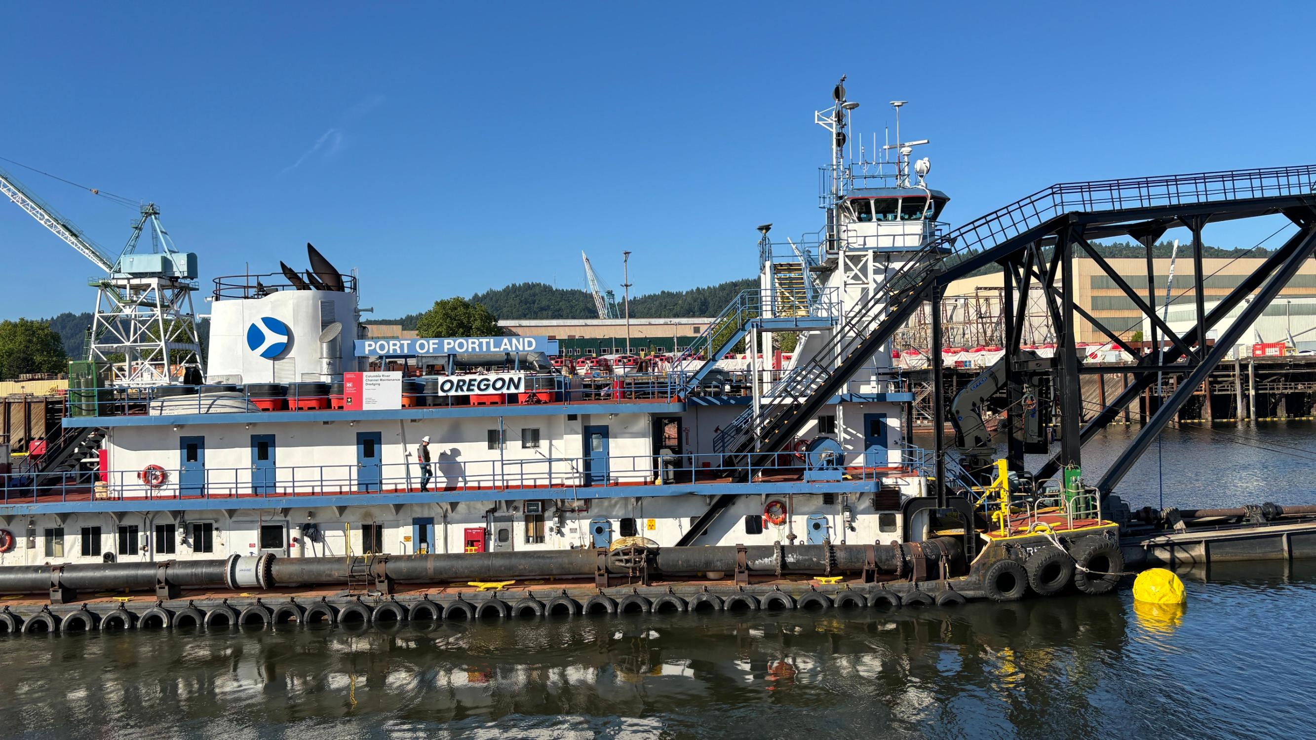 Dredge Oregon launches 2025 season, keeping Columbia River deep and wide enough for ships